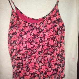 Express floral top.. spagetti straps"